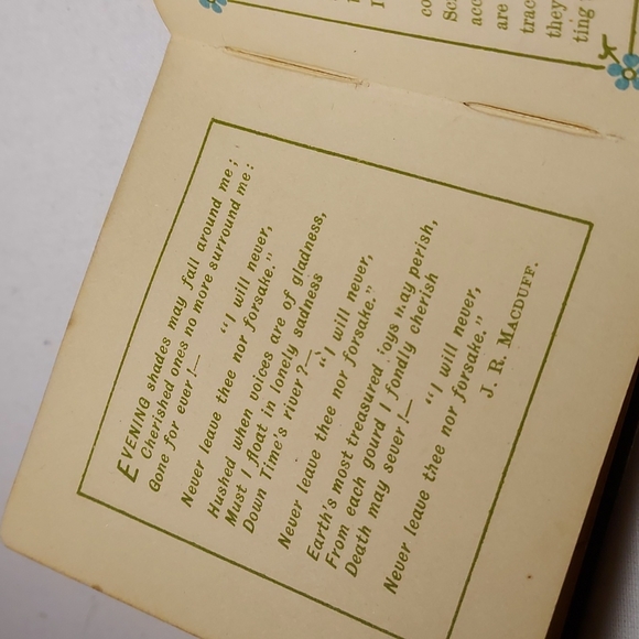 Vintage Mini Bible Forget Me Nots of Divine Promises - Picture 9 of 10